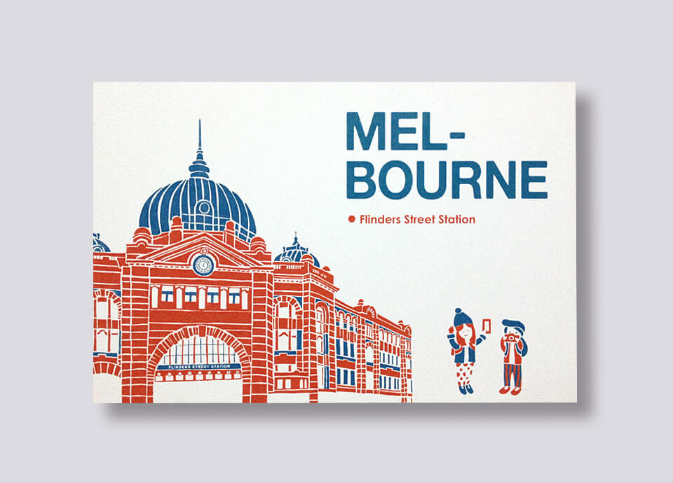 melbourne postcard
