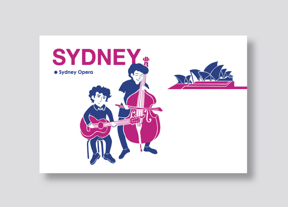 sydney postcard